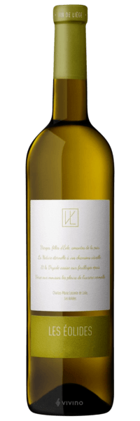 Vin blanc sec « LES ÉOLIDES 2020 » achat au vignoble "VIN DE LIÈGE" à Heure-le-Romain