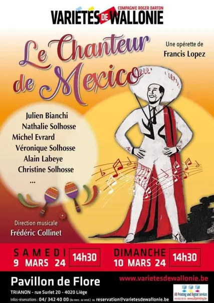 Le Chanteur de Mexico (Opérette – Trianon)