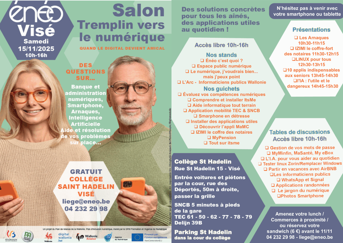 Le salon tremplin vers le numérique (Visé)