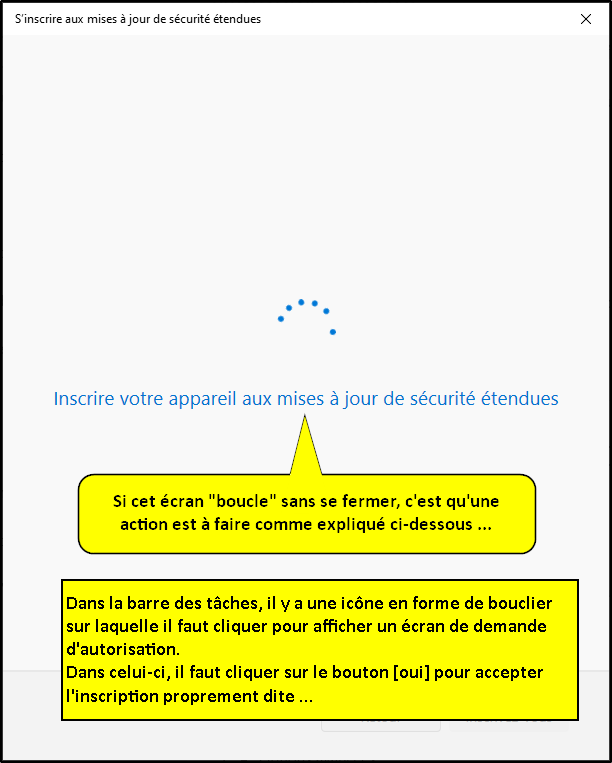 WIN10 - ESU (Écran 4)