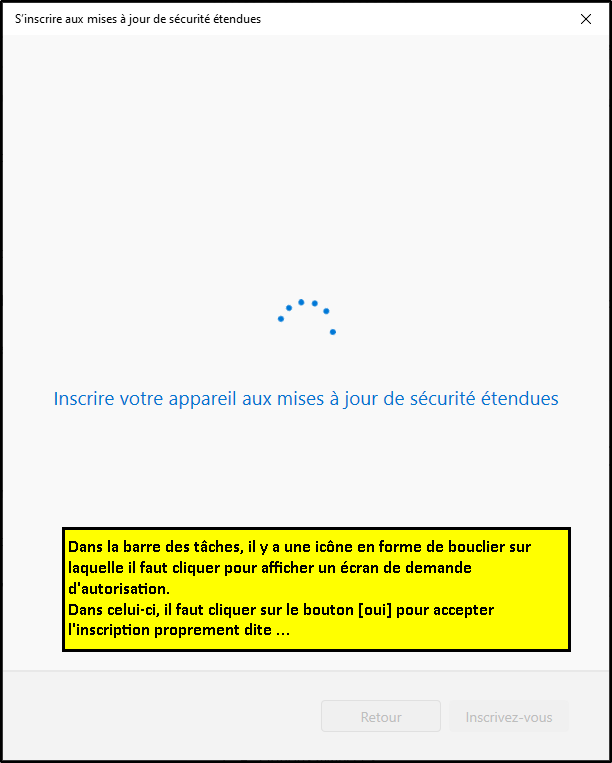 WIN10 - ESU (Écran 4)