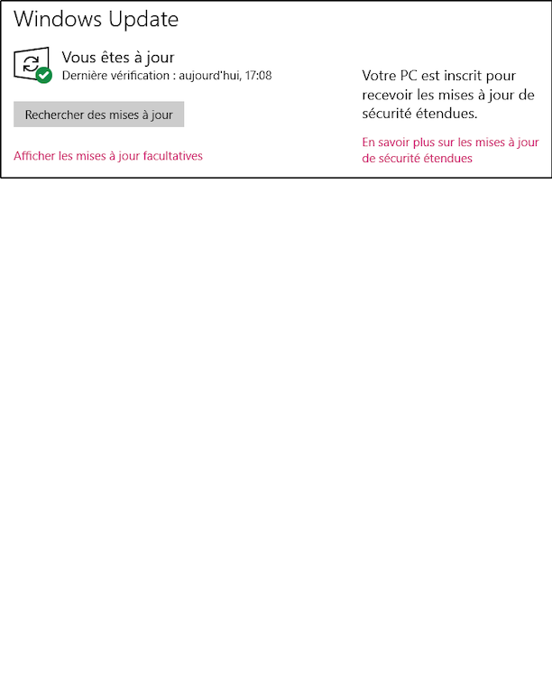 WIN10 - ESU (Écran 6)