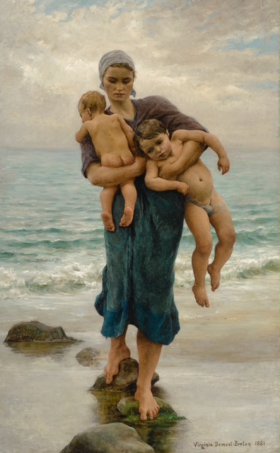 Peinture de Généalogie(2026-02) -Peinture de Virginie Breton (1859 – 1935)